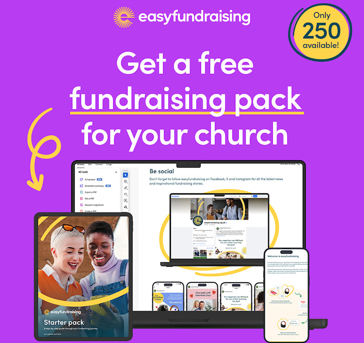 250 free online fundraising packs available